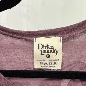 Dirtee Laundry Women's Purple Muscle Tee